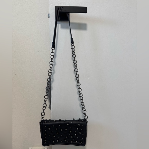 Zara Black Crossbody Bag with Studded Detail - Picture 1 of 2